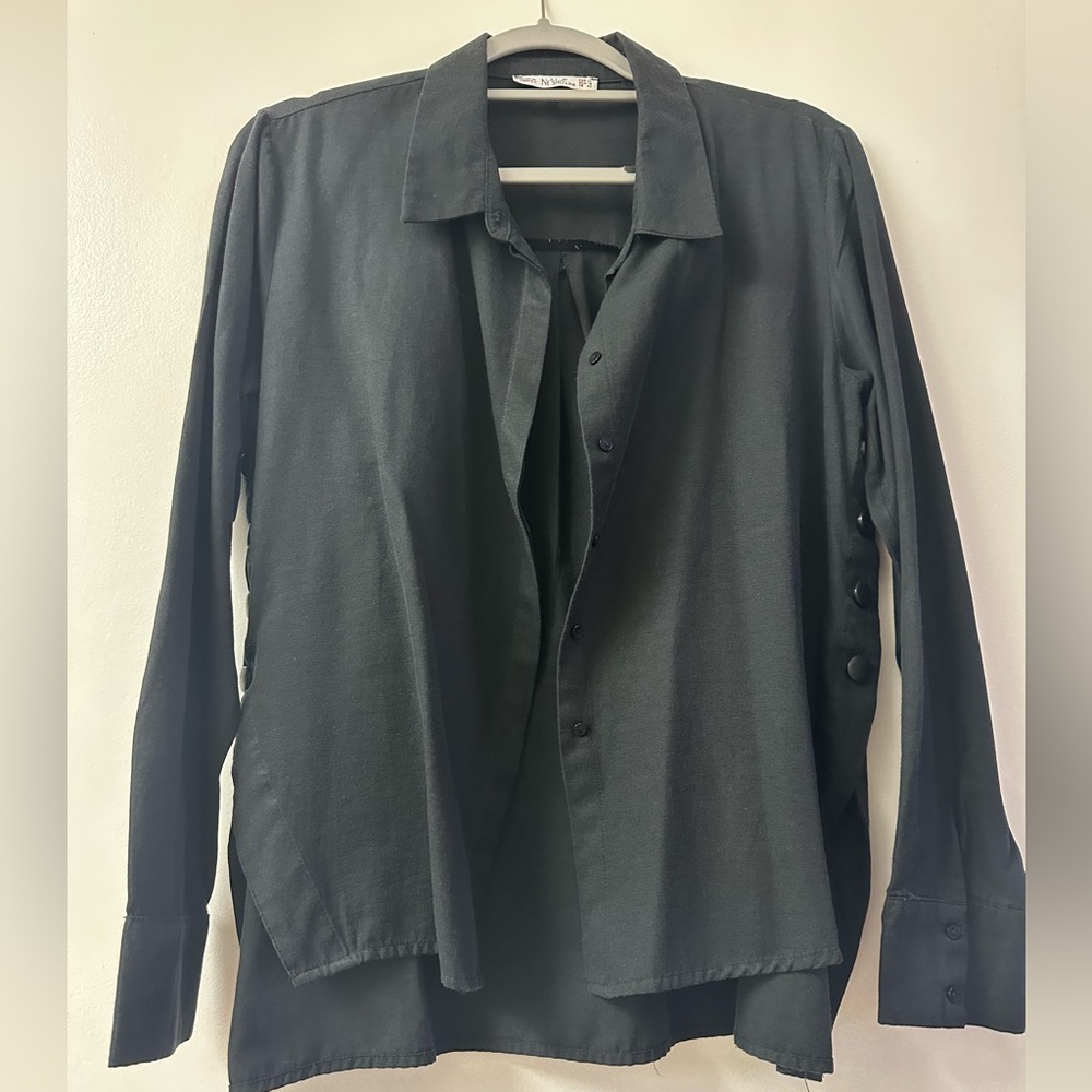 Black Button-Up Shirt